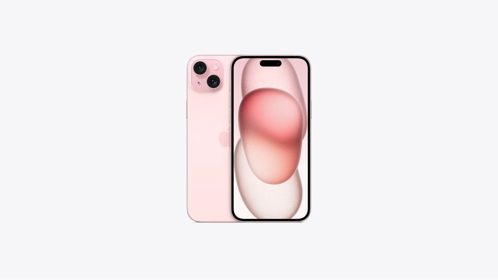 iPhone 15 thường màu hồng