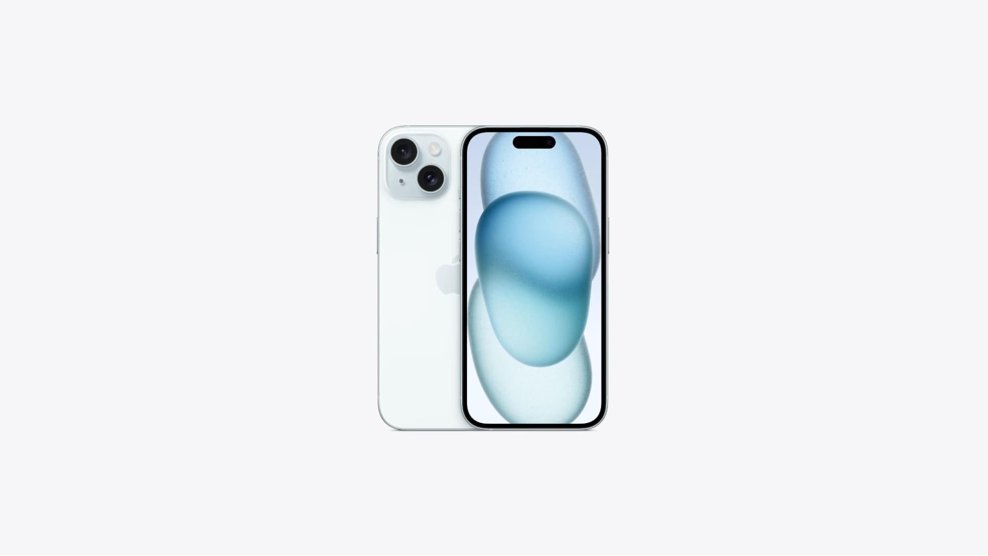 iPhone 15 thường màu xanh dương