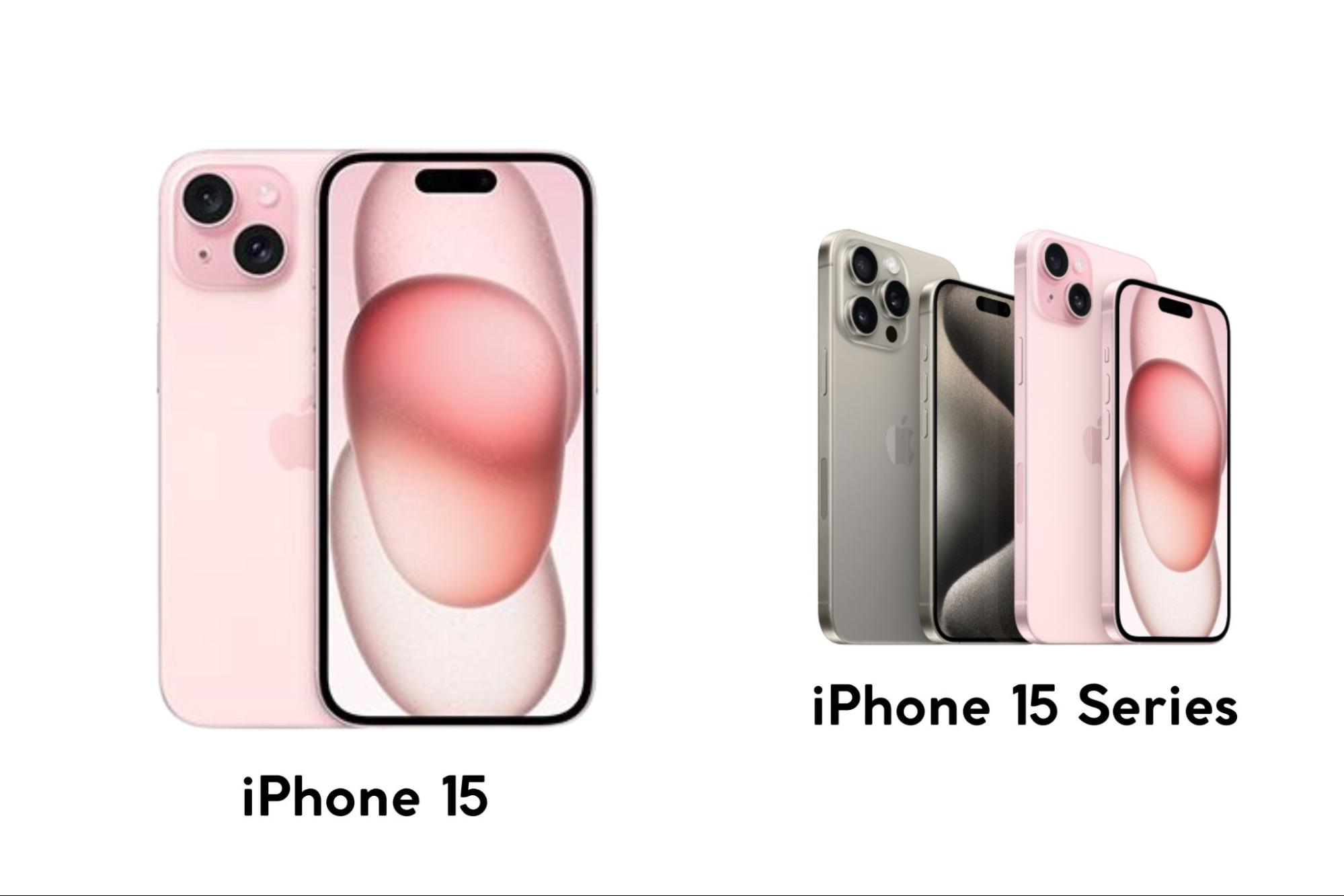 iPhone 15 thường vs iPhone 15 Series