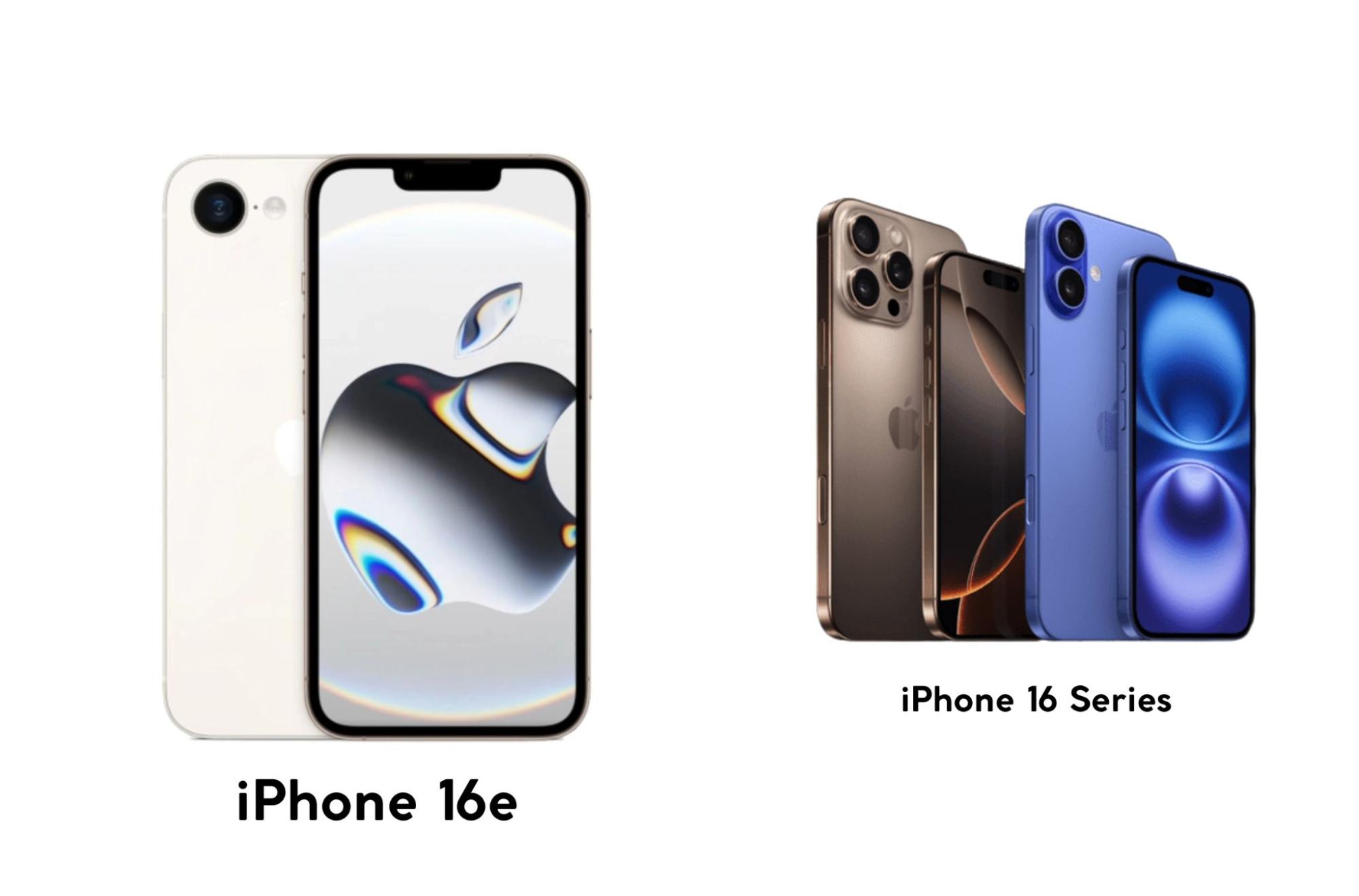 iPhone 16e vs iPhone 16 Series