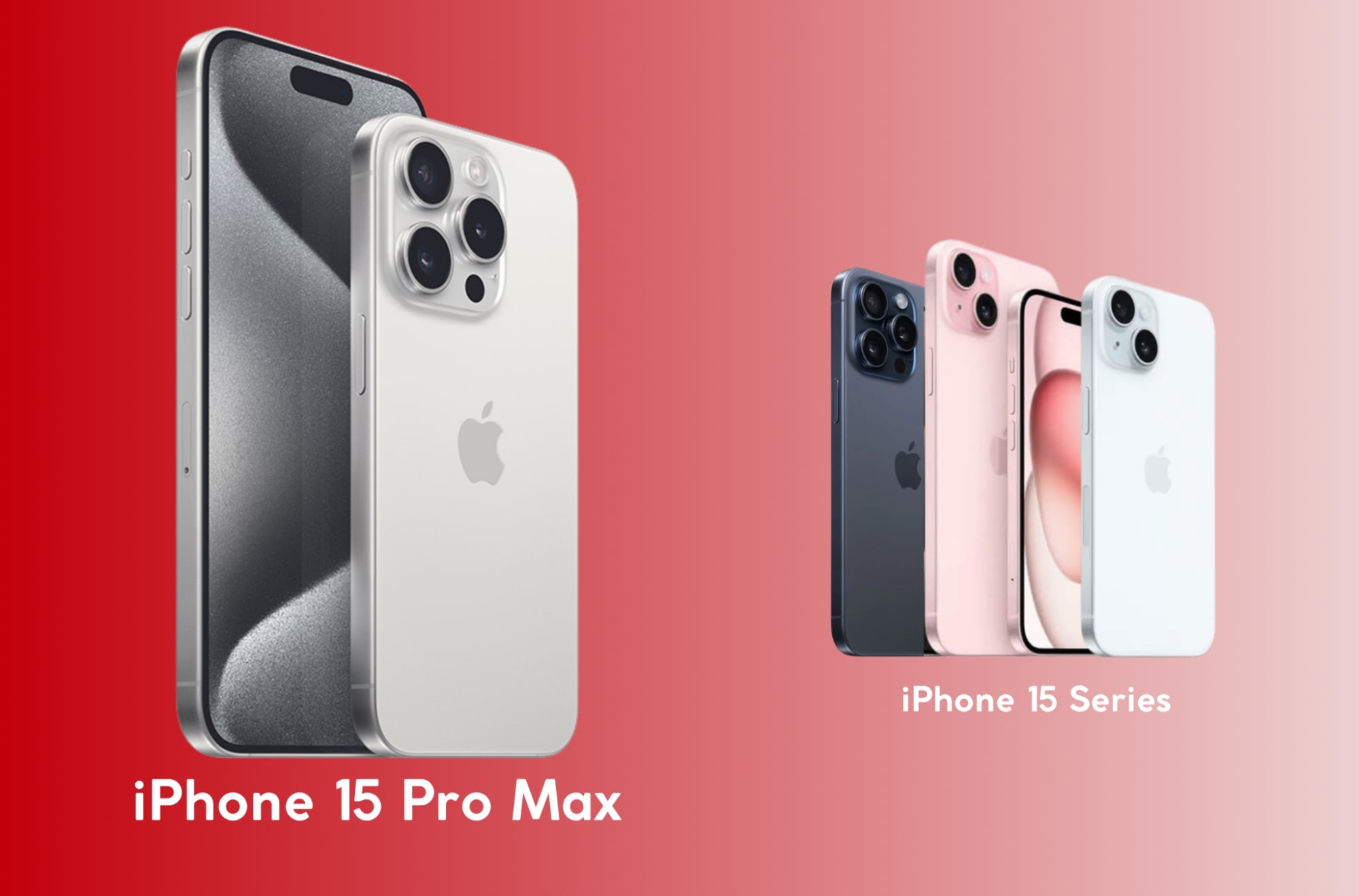 iPhone 15 Pro Max và các phiên bản khác