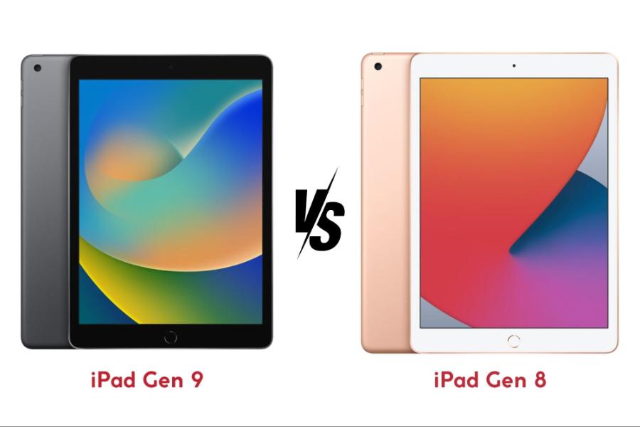 Sự khác biệt giữa iPad Gen 9 và iPad Gen 8