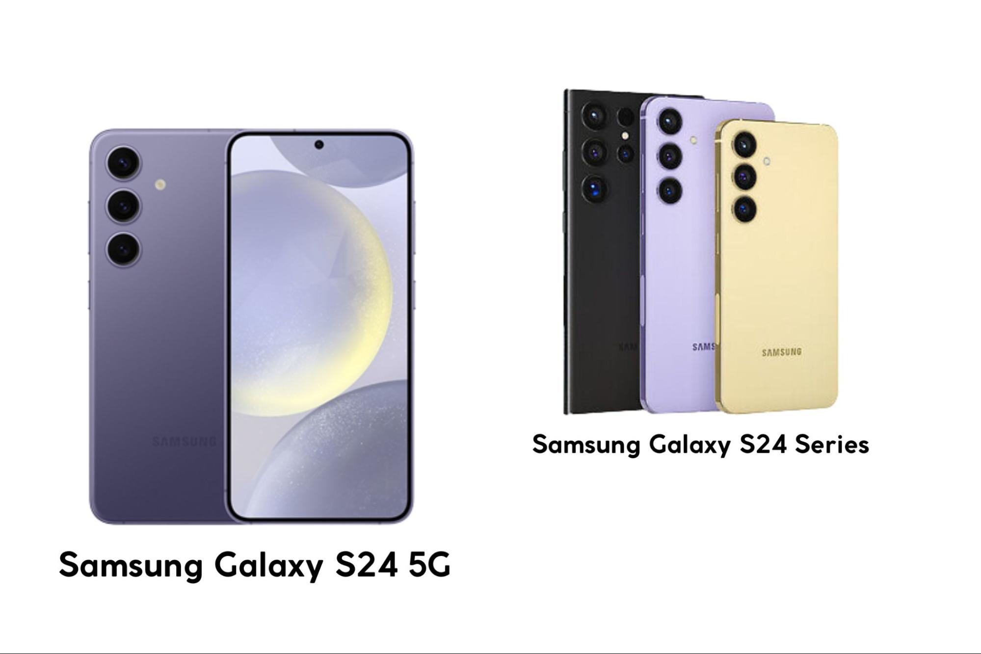 So sánh Samsung Galaxy S24 và các phiên bản khác trong S24 Series