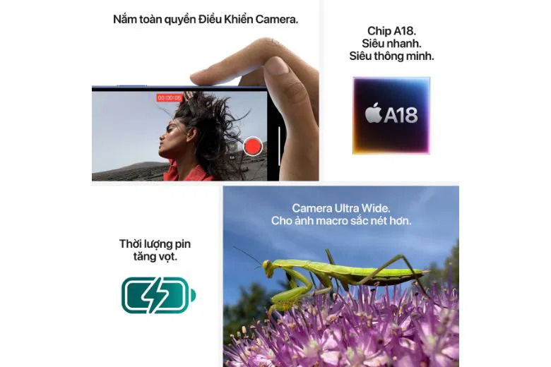 Ưu điểm của iPhone 16 Plus 512GB