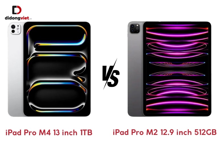 iPad Pro M4 13 inch 1TB nâng cấp mạnh mẽ so với M2