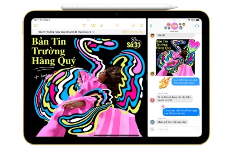 dung lượng lưu trữ ipad và minh họa dữ liệu ảnh video ứng dụng