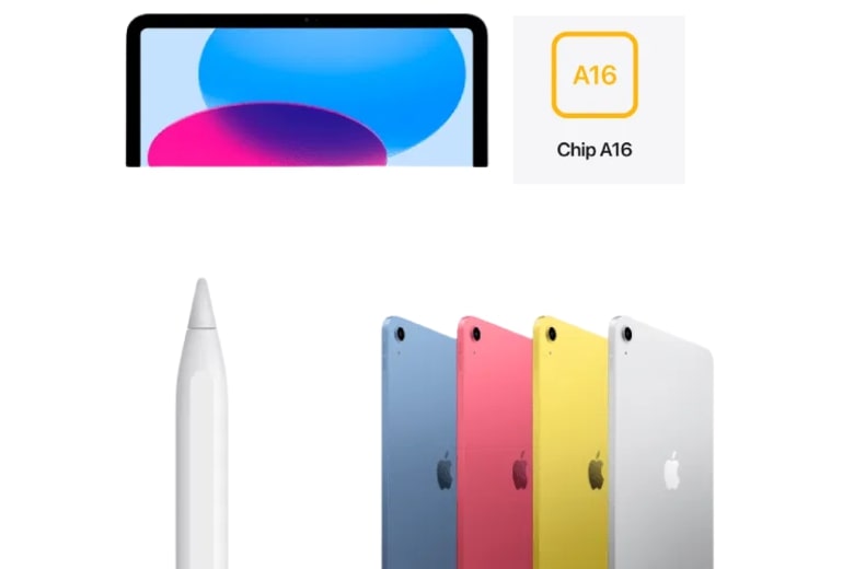 Hiệu năng mạnh mẽ với chip A16 trên iPad A16 11 inch 2025