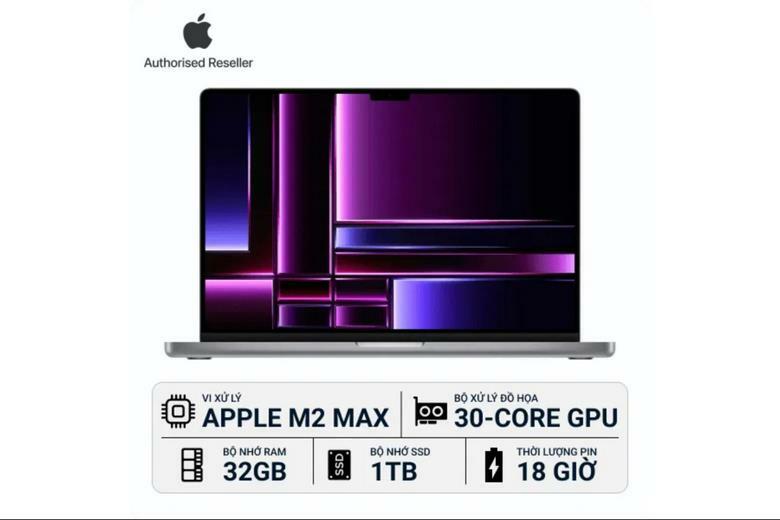 Hiệu năng Mua MacBook Pro M2 Max 14 inch 32GB/1TB