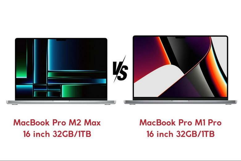 Pro M2 Max 16 inch 32GB/1TB vs Pro M1 Max 16 inch 32GB/1TB