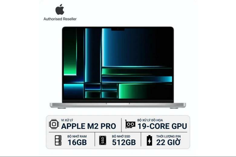 Cấu hình MacBook Pro M2 Pro 16 inch 2023 16GB/512GB