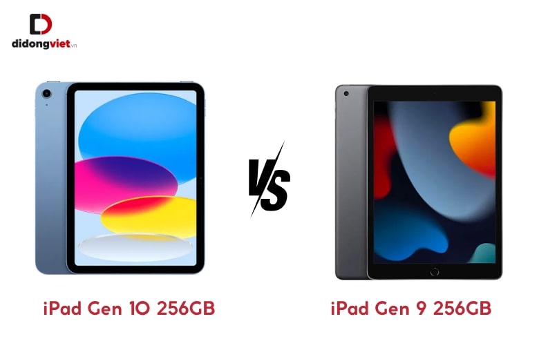 iPad Gen 10 10.9 inch 256GB Wifi sở hữu nhiều tính năng nâng cấp hơn so với iPad Gen 9 256GB