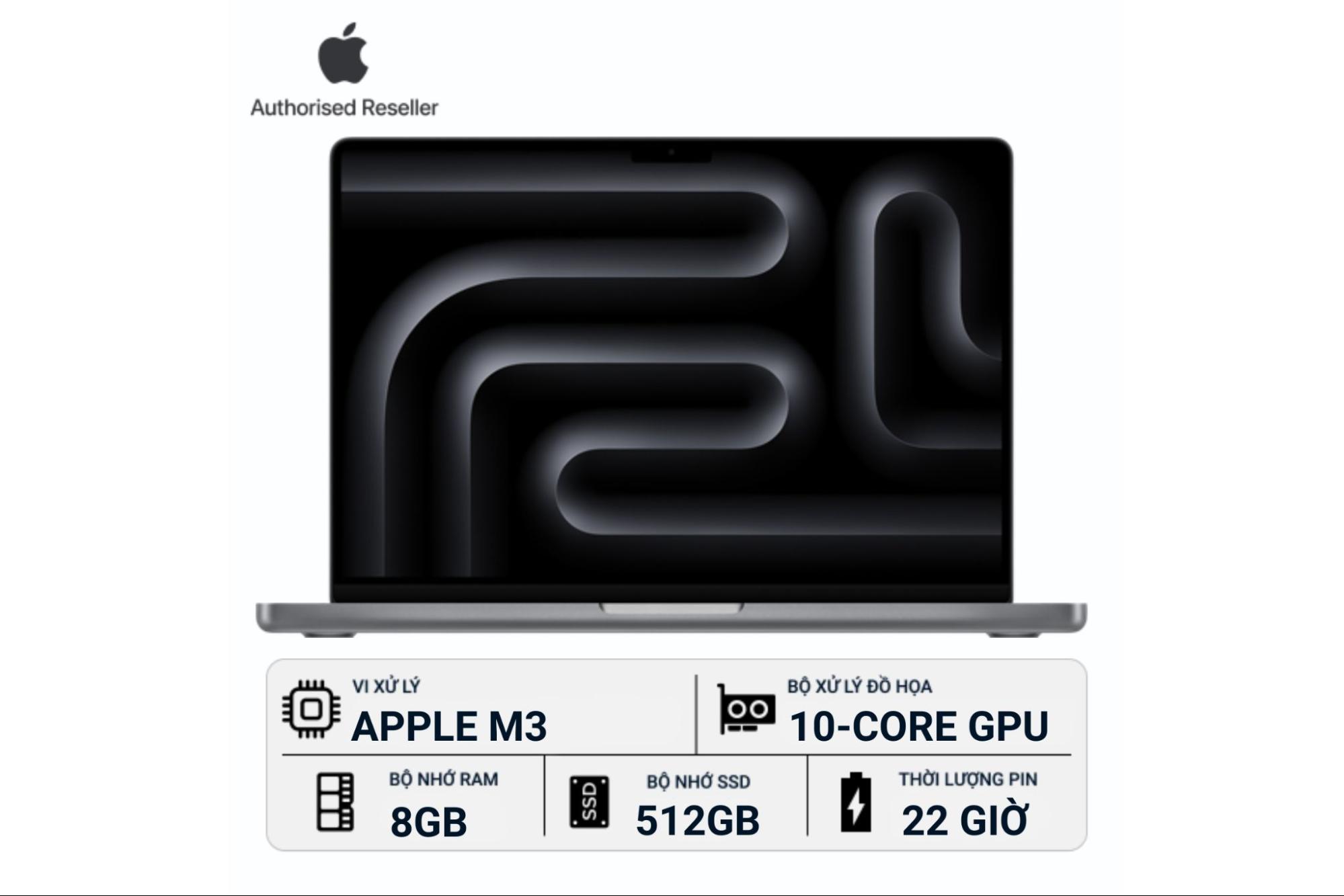Chip M3 MacBook Pro mạnh mẽ