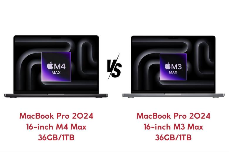 Pro 16-inch M4 Max 36GB/1TB vs Pro 16-inch M3 Max 36GB/1TB