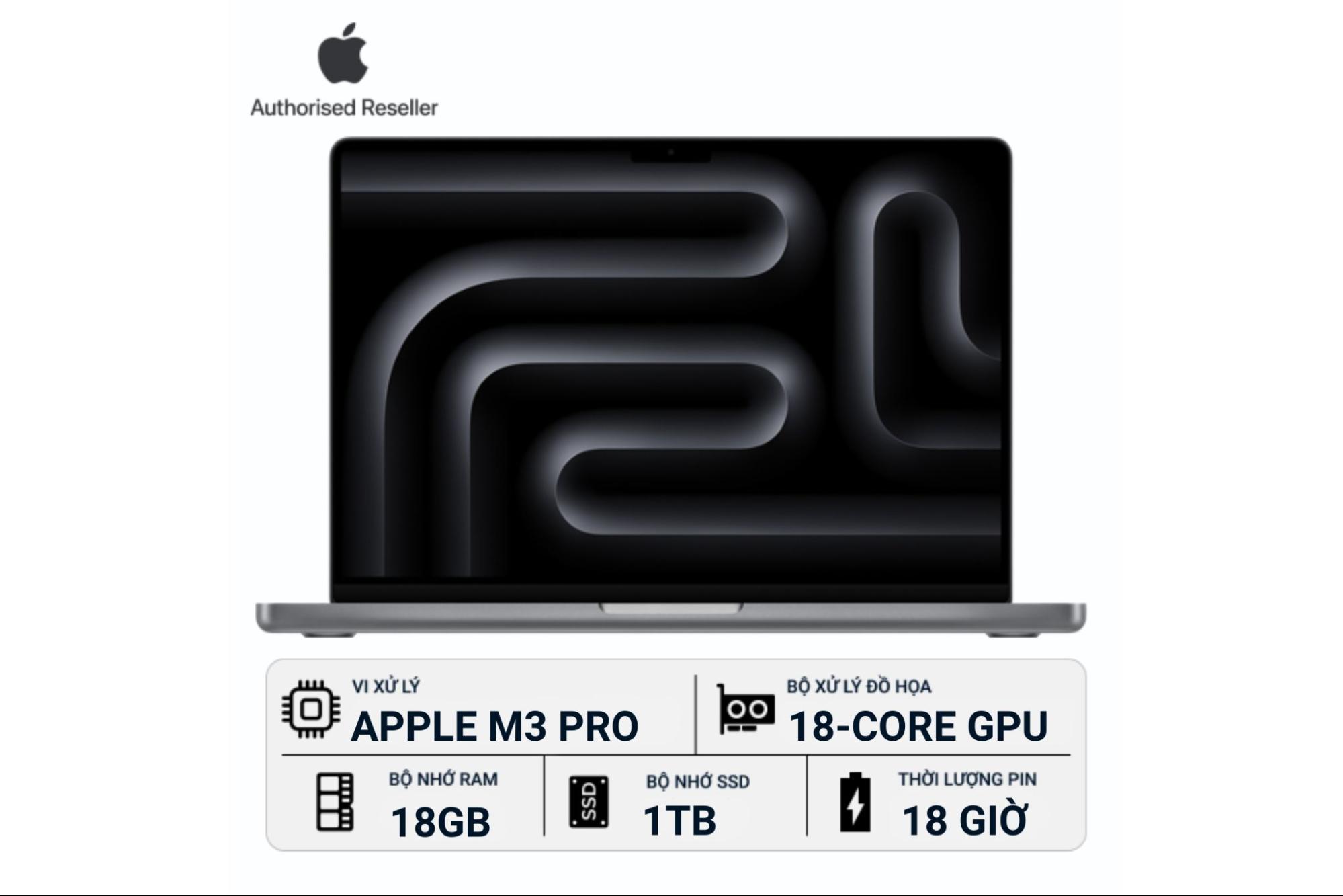 Hiệu năng chip M3 Pro mạnh mẽ