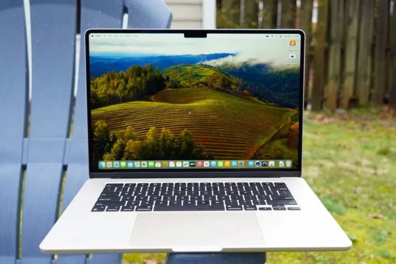 Màn hình MacBook Air M3 sắc nét