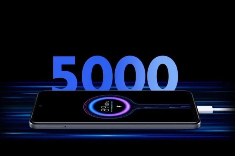 Pin 5000mAh và sạc nhanh 33W