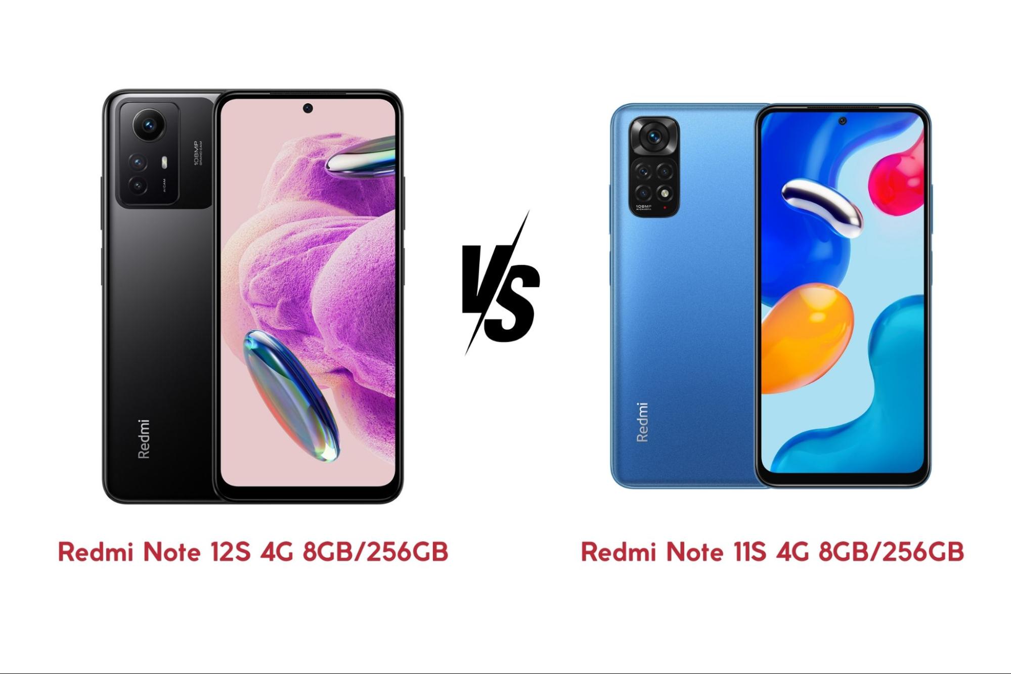 Xiaomi Redmi Note 12S 4G 8GB/256GB có gì nâng cấp hơn so với Xiaomi Redmi Note 11S 4G 8GB/256GB?