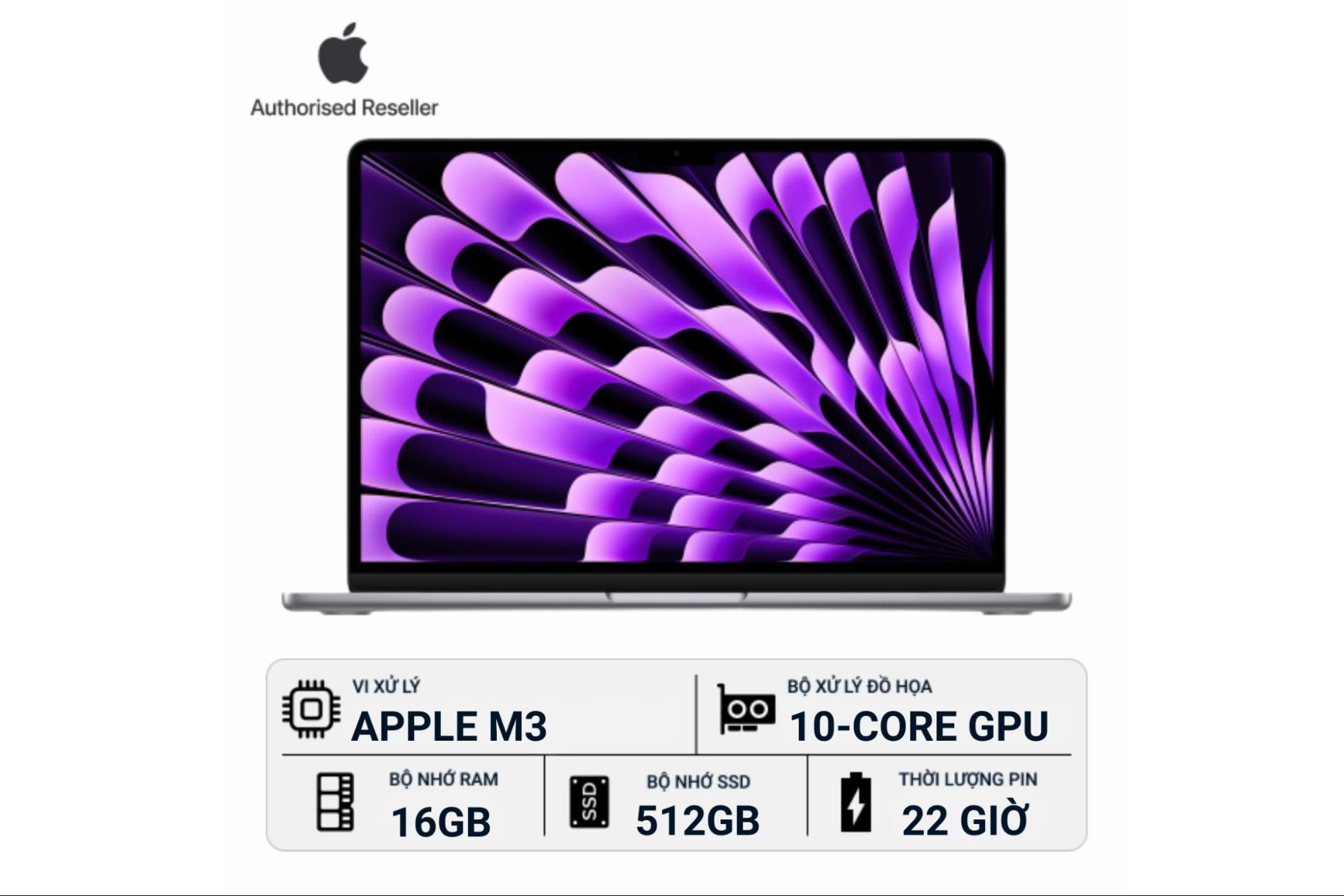 Chip M3 trên MacBook Air 15-inch