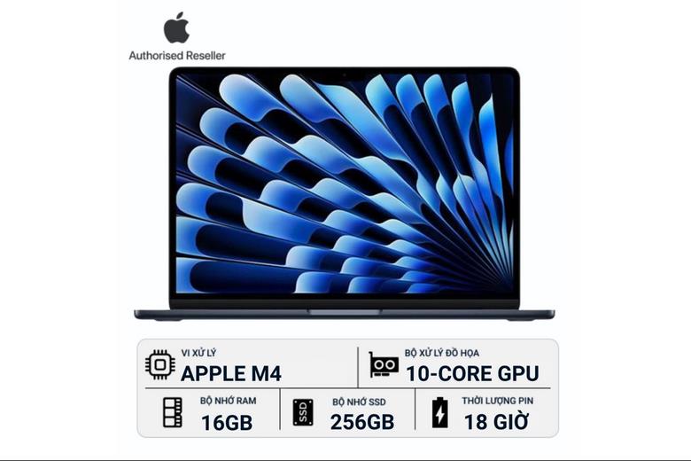 MacBook Air M4 15-inch 16GB/256GB hiệu năng vượt trội