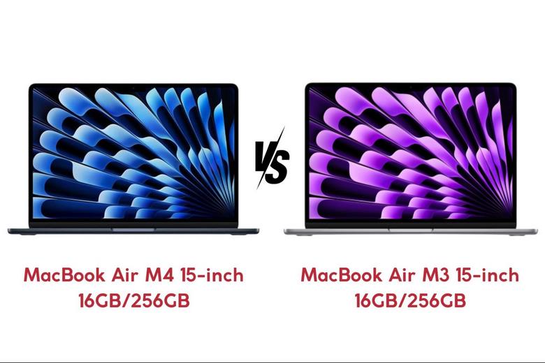 Air M4 15-inch 16GB/256GB vs Air M3 15-inch 16GB/256GB