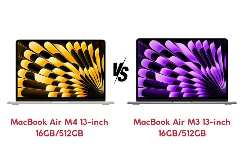 Air M4 13-inch 16GB/512GB vs Air M3 13-inch 16GB/512GB