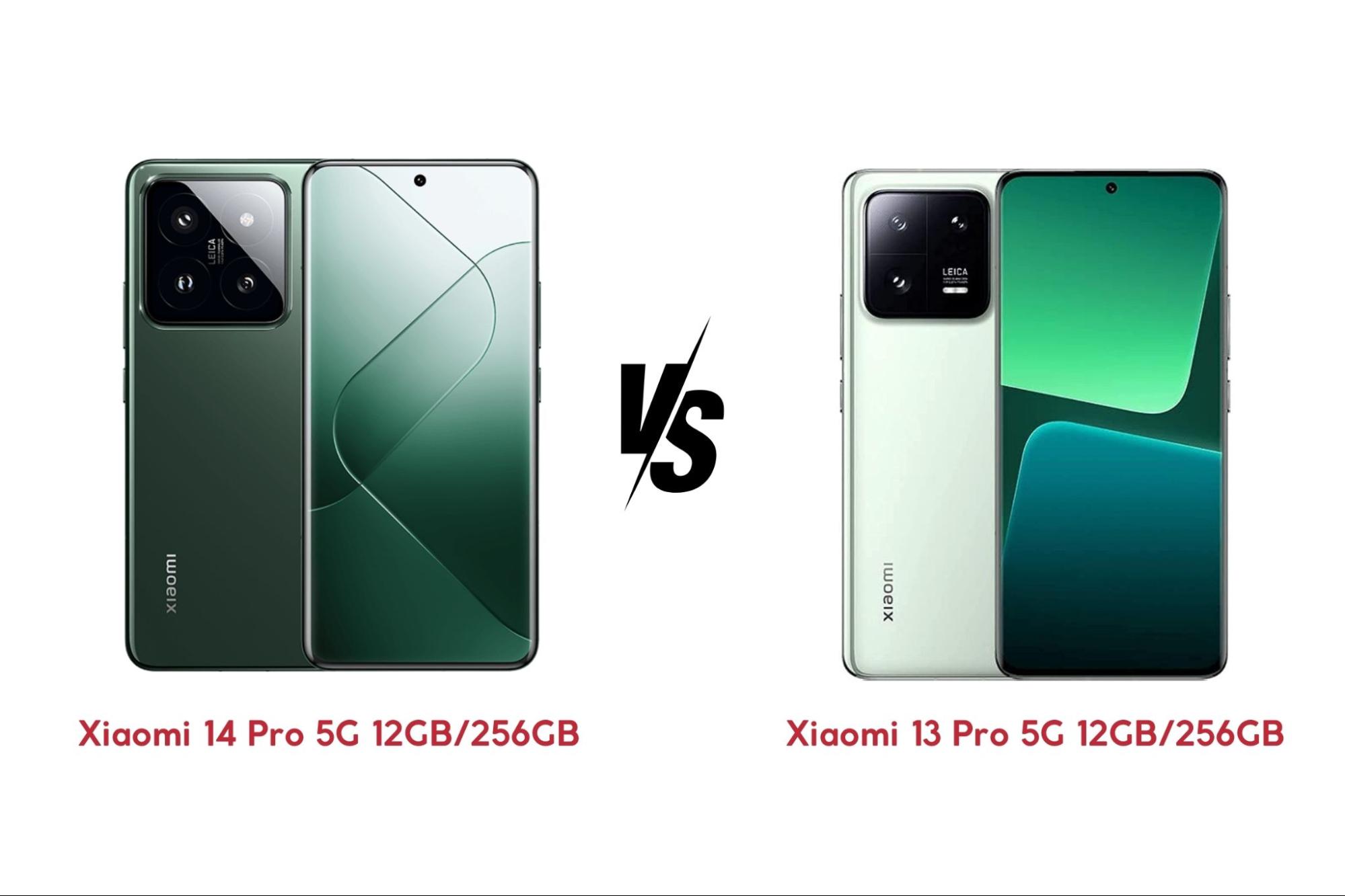 So sánh Xiaomi 14 Pro 5G 12GB/256GB và Xiaomi 13 Pro 5G 12GB/256GB