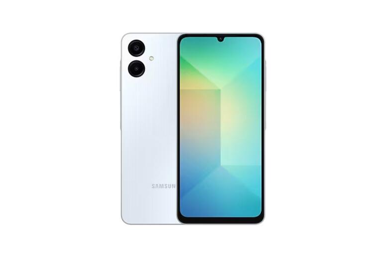 Samsung Galaxy A06 màu xanh băng