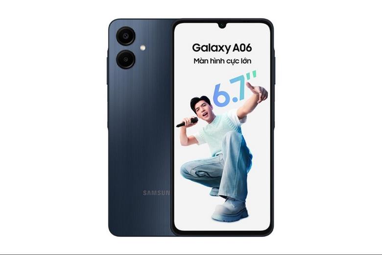 Samsung Galaxy A06 màu đen tuyền