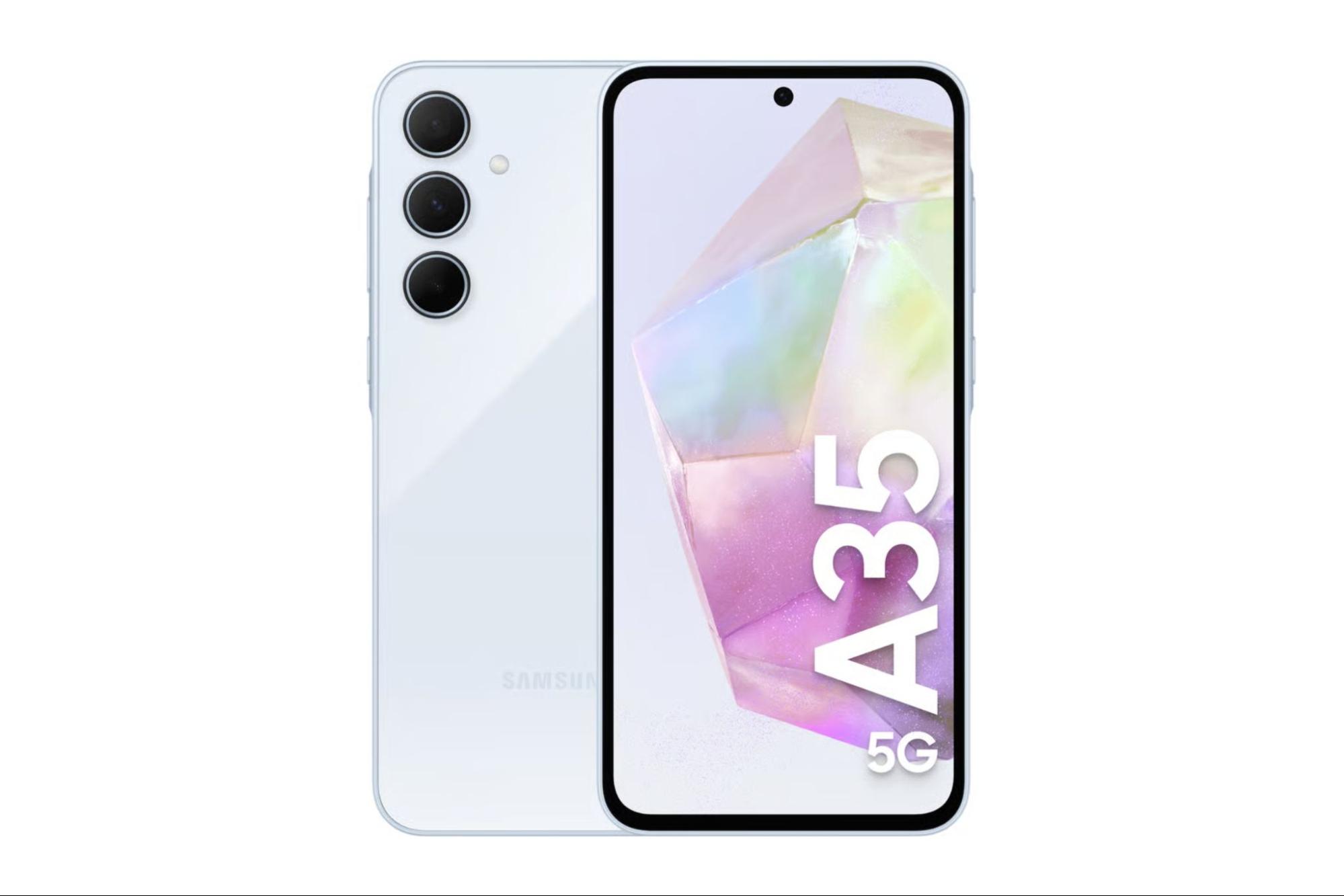 Samsung Galaxy A35 5G màu Xanh Băng