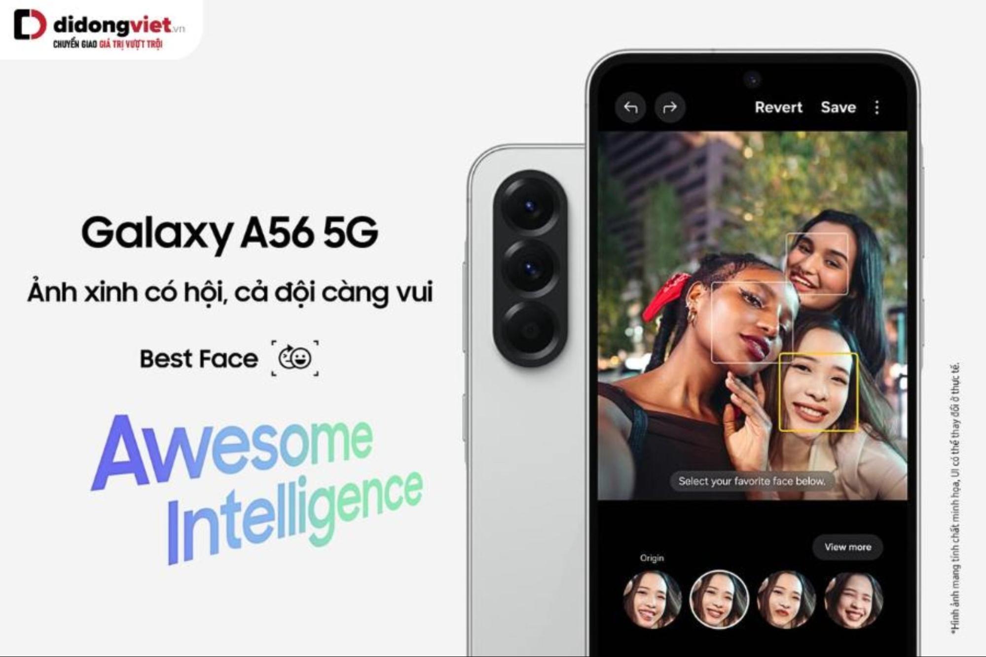 Hệ thống camera Samsung Galaxy A56 5G Likenew đa năng