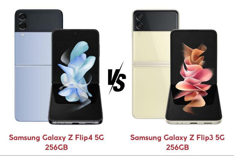 Galaxy Z Flip4 5G 256GB vs Galaxy Z Flip3 5G 256GB