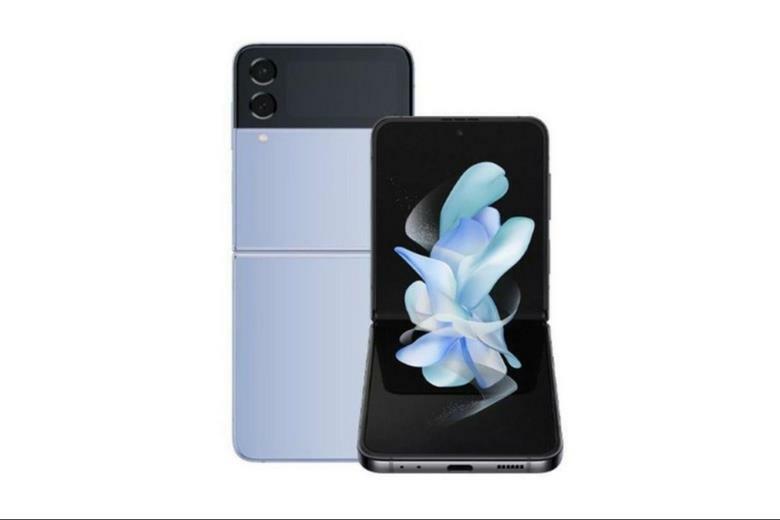 Samsung Galaxy Z Flip4 màu xanh Lovebird