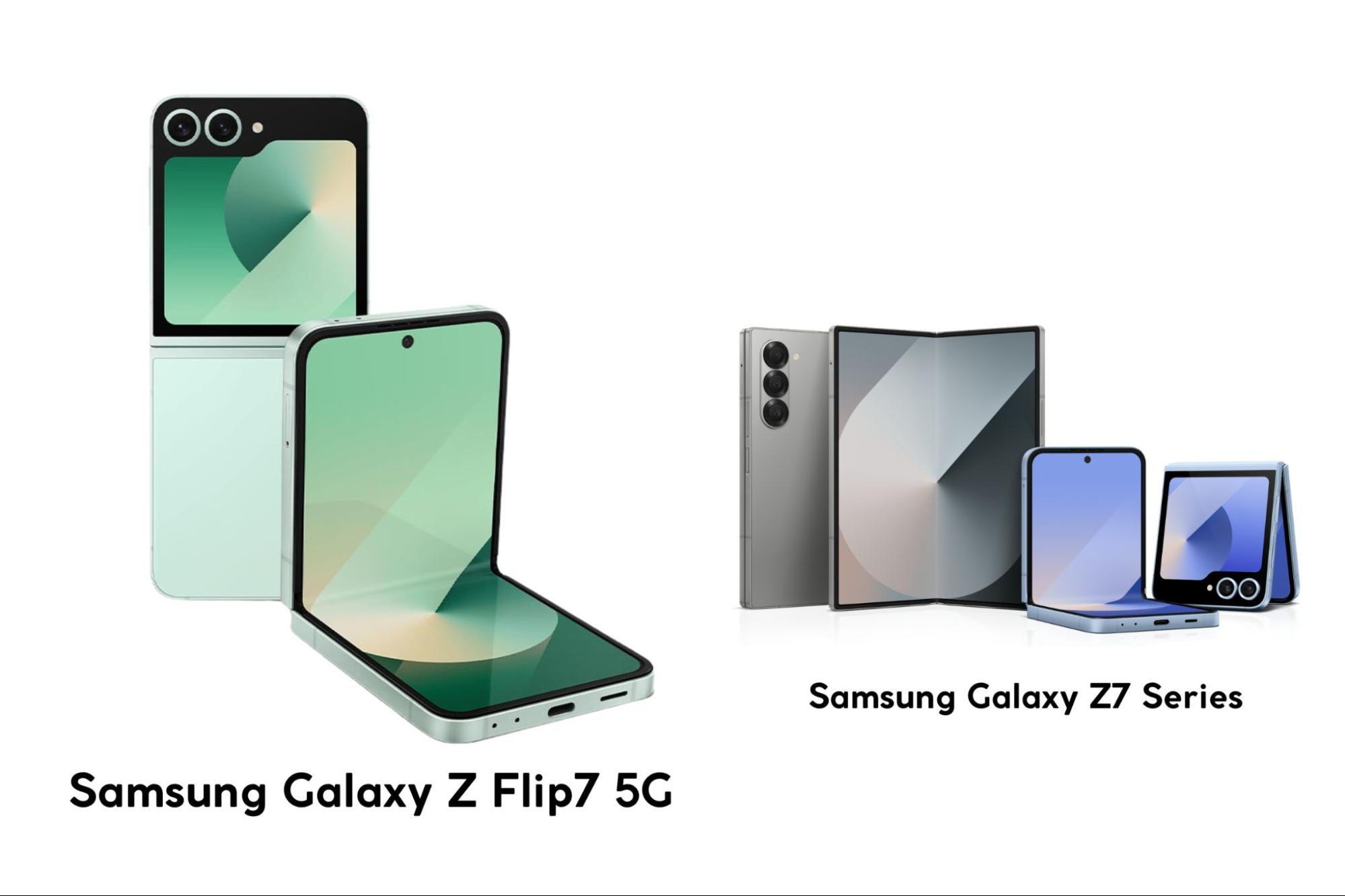 Samsung Galaxy Z Flip7 5G vs Galaxy Z Fold7 5G