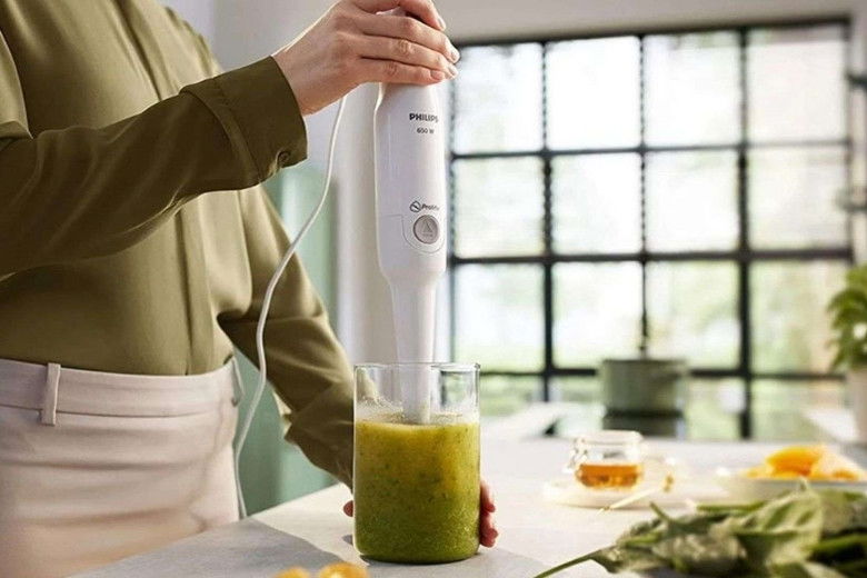 M&aacute;y xay cầm tay Philips HR2531/00 - Cầm chắc tay, xay cực nhạy