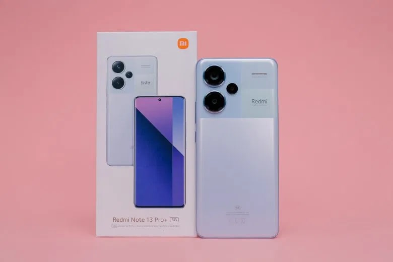 Xiaomi Redmi Note 13 Pro Plus 5G 8GB/256GB Like New thiết kế mặt trước