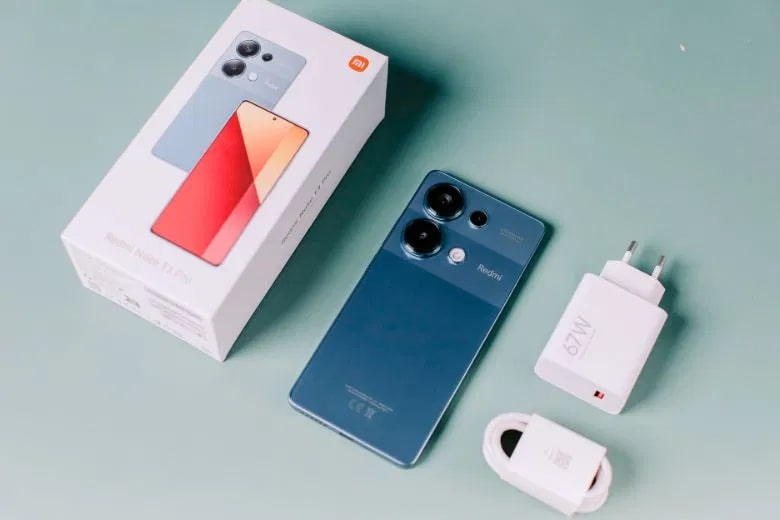 Pin 5000mAh kèm sạc nhanh 67W trên Xiaomi Redmi Note 13 Pro 8GB/128GB 