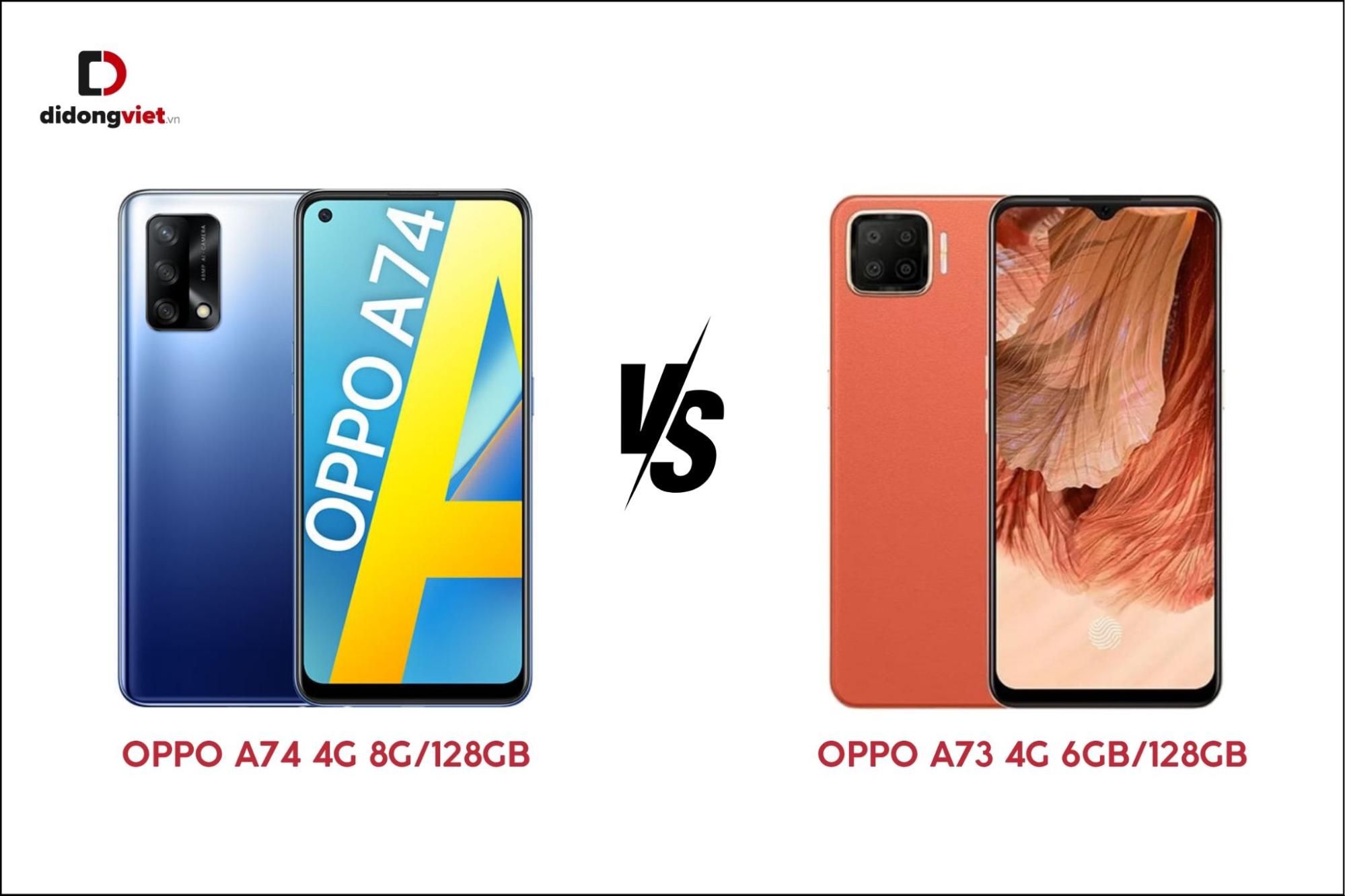 OPPO A74 4G 8G/128GB có gì nâng cấp hơn so với OPPO A73 4G 6GB/128GB?