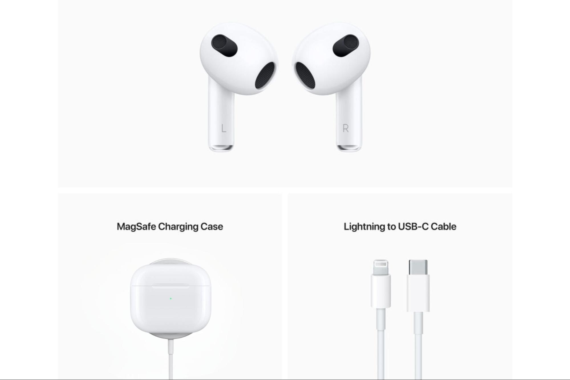 AirPods 3 có hai phiên bản đặc trưng
