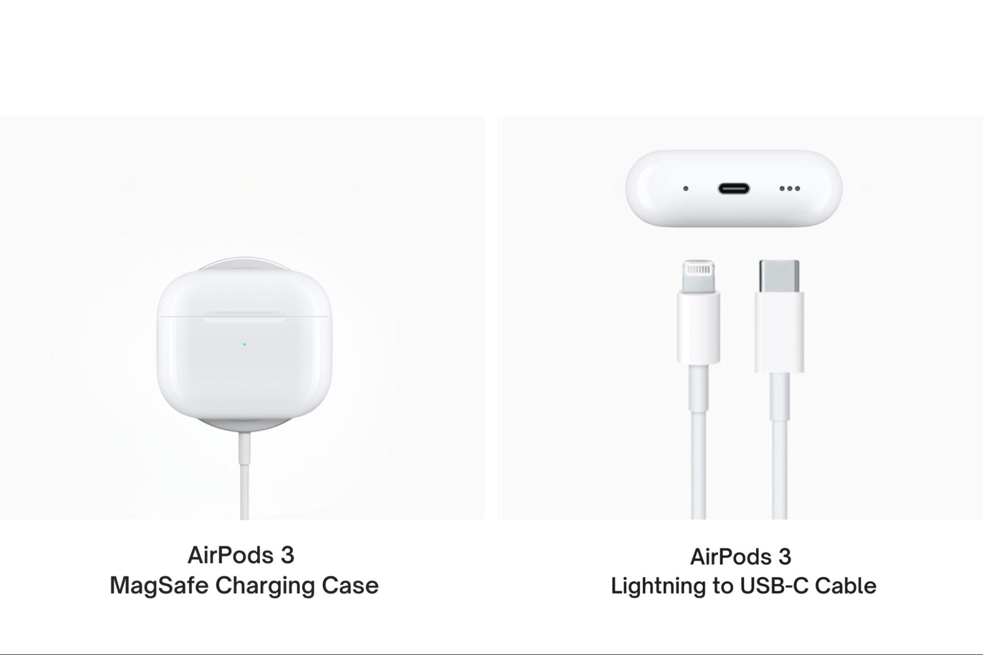 AirPods 3 Lightning và MagSafe có sự khác biệt về hộp sạc