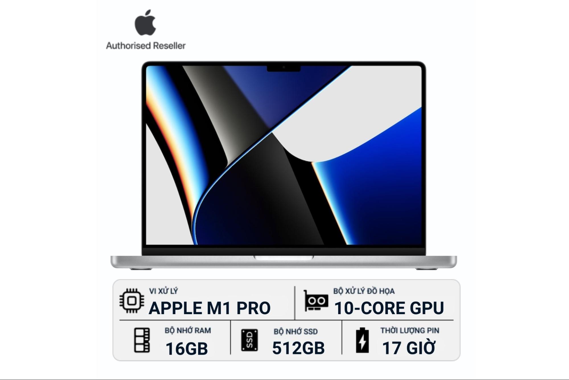 Hiệu năng MacBook Pro 14-inch 2021 M1 Pro 16GB/512GB mạnh mẽ