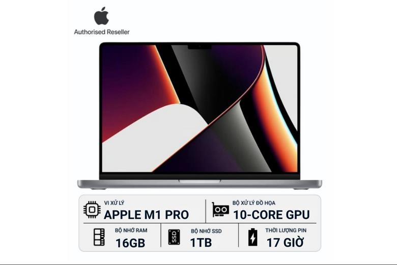 Hiệu năng MacBook Pro 14-inch 2021 M1 Pro 16GB/1TB