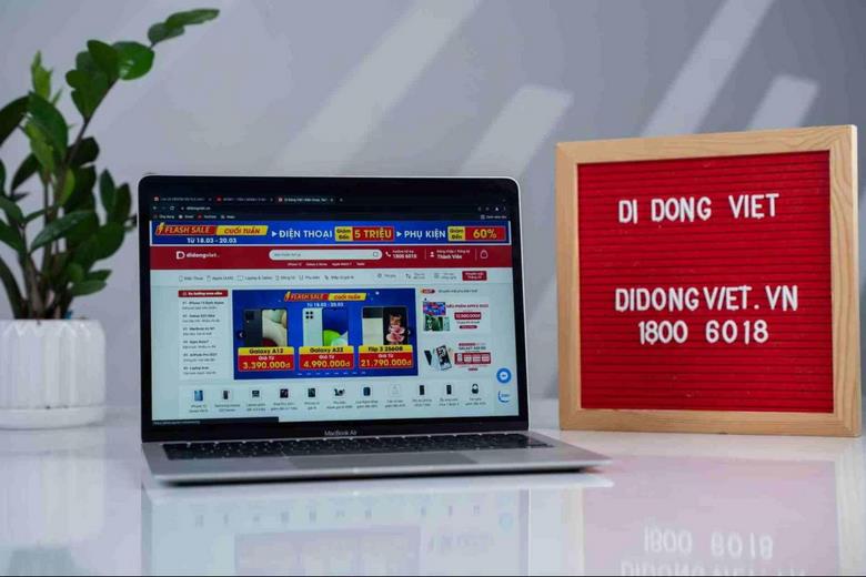 Mua MacBook Air M1 8GB/512GB Likenew tại Di Động Việt