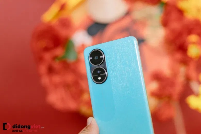Màn hình 6.72 inch sắc nét của OPPO A58 Like New. 