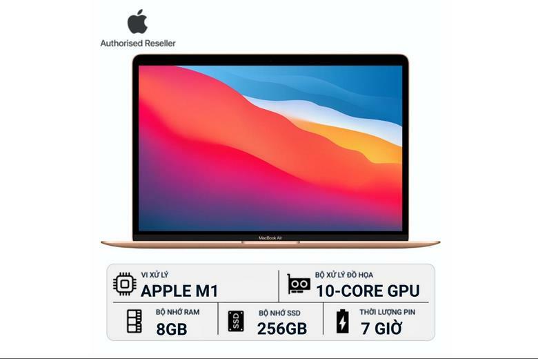 Cấu hình MacBook Air M1 13 inch 8GB/256GB