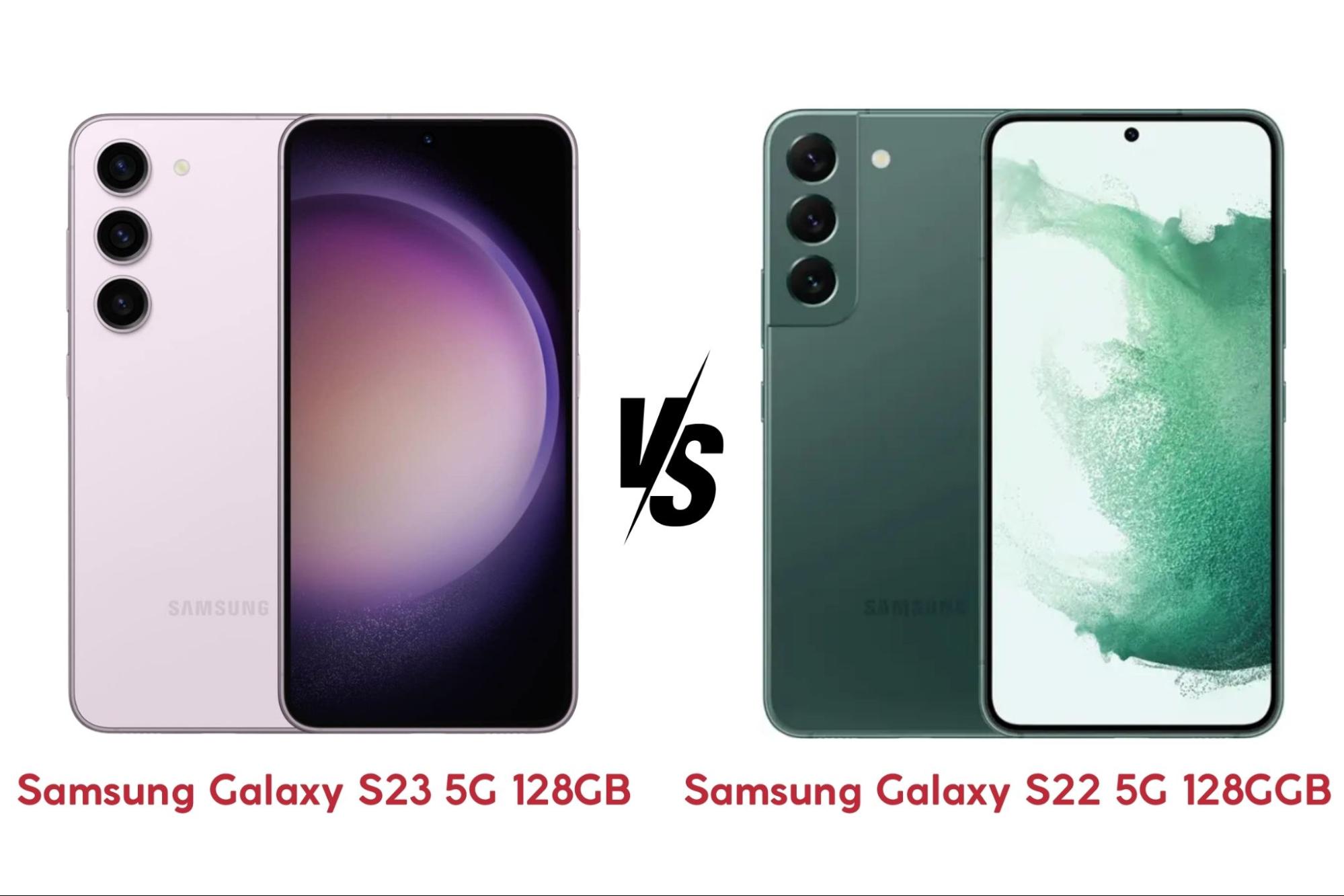 Samsung Galaxy S23 5G vs S22 5G 