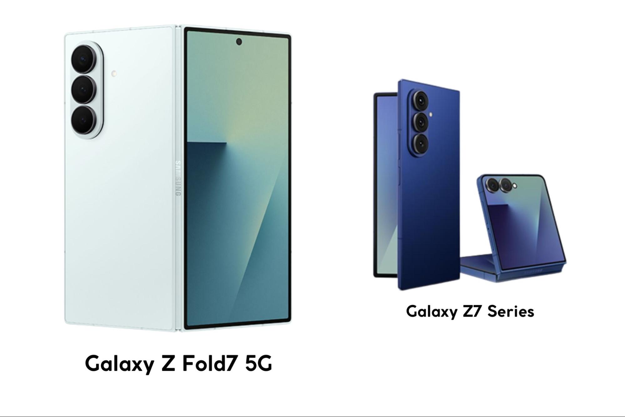 Samsung Galaxy Z Fold7 vs Z Flip7