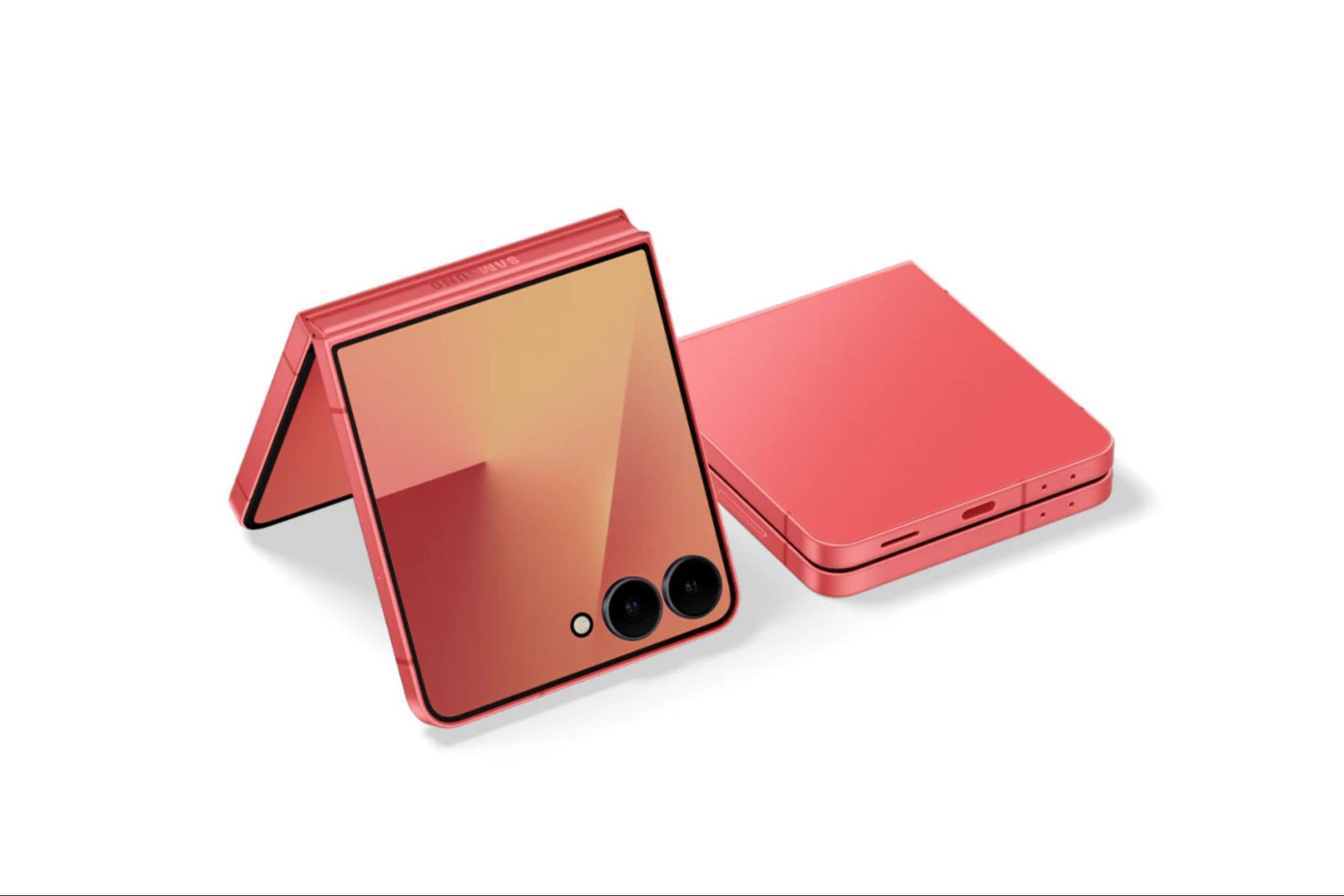 Galaxy Z Flip7 Màu Đỏ Coral