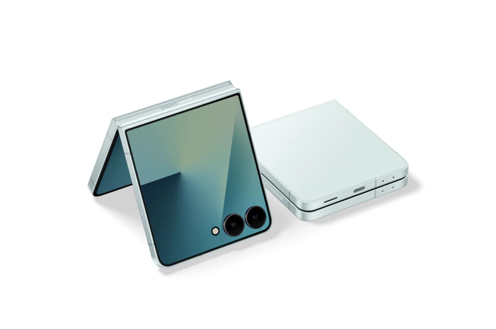 Galaxy Z Flip7 Màu Xanh Mint