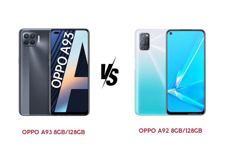OPPO A93 8GB/128GB và OPPO A92 8GB/128GB