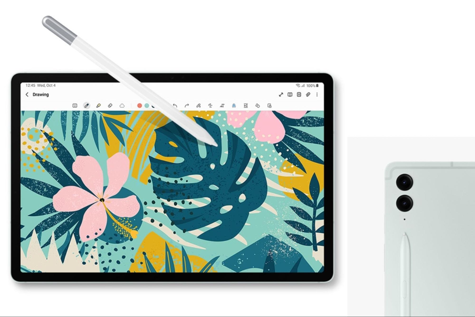 Màn hình 10.9 inch của Samsung Galaxy Tab S9 FE